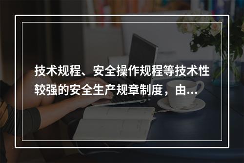 技术规程、安全操作规程等技术性较强的安全生产规章制度，由（