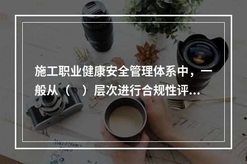 施工职业健康安全管理体系中，一般从（　）层次进行合规性评价。