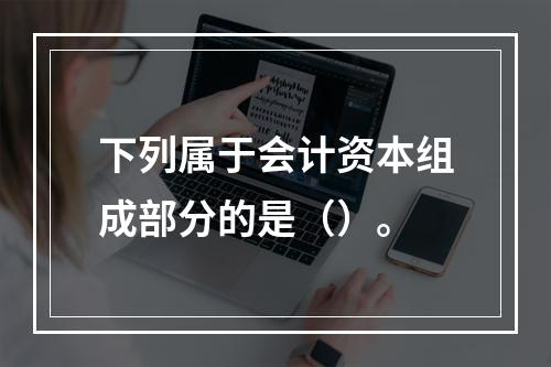 下列属于会计资本组成部分的是（）。