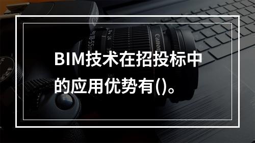 BIM技术在招投标中的应用优势有()。