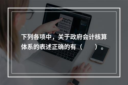 下列各项中，关于政府会计核算体系的表述正确的有（　　）。