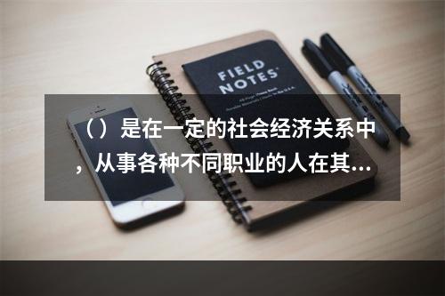 （ ）是在一定的社会经济关系中，从事各种不同职业的人在其特定