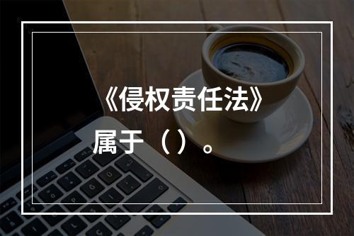 《侵权责任法》属于（ ）。