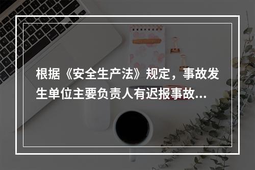 根据《安全生产法》规定，事故发生单位主要负责人有迟报事故行为