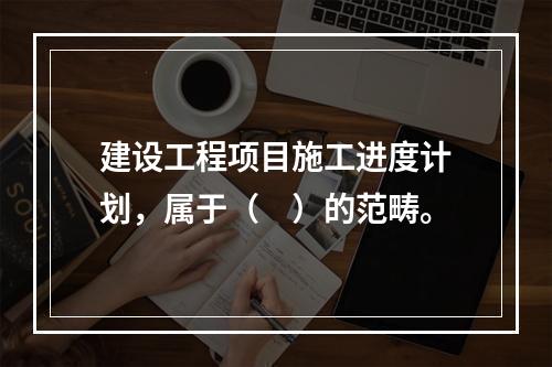 建设工程项目施工进度计划，属于（　）的范畴。