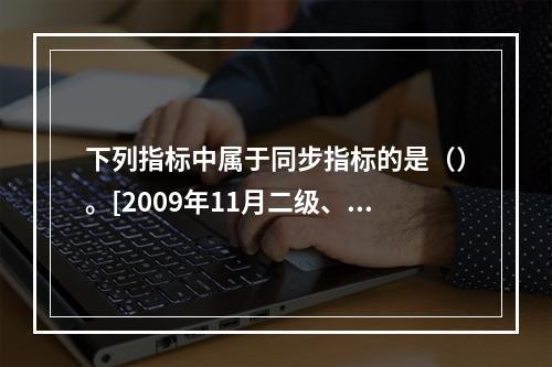 下列指标中属于同步指标的是（）。[2009年11月二级、三级