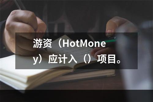 游资（HotMoney）应计入（）项目。