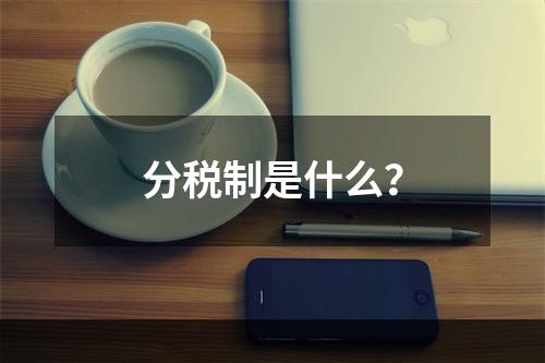 分税制是什么？