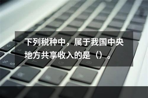 下列税种中，属于我国中央地方共享收入的是（）。