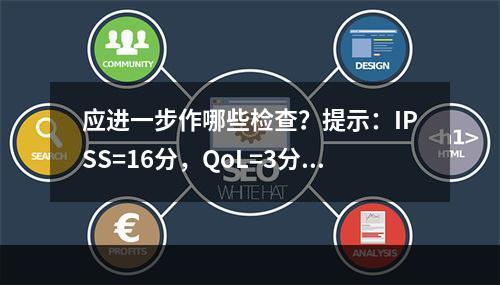 应进一步作哪些检查？提示：IPSS=16分，QoL=3分，P