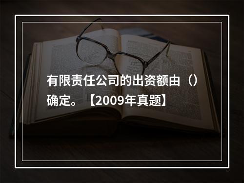 有限责任公司的出资额由（）确定。【2009年真题】