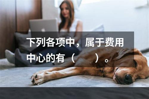 下列各项中，属于费用中心的有（　　）。