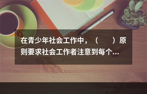 在青少年社会工作中，（　　）原则要求社会工作者注意到每个青少