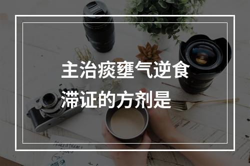 主治痰壅气逆食滞证的方剂是