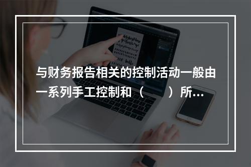 与财务报告相关的控制活动一般由一系列手工控制和（  ）所组成