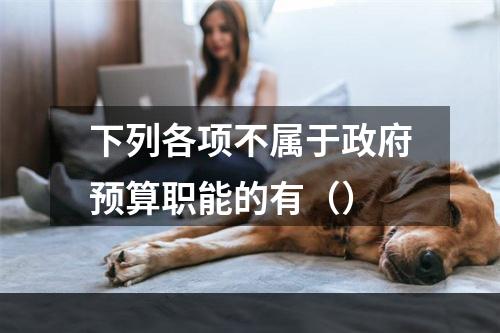 下列各项不属于政府预算职能的有（）