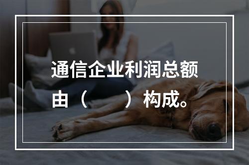 通信企业利润总额由（　　）构成。