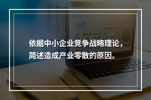 依据中小企业竞争战略理论，简述造成产业零散的原因。