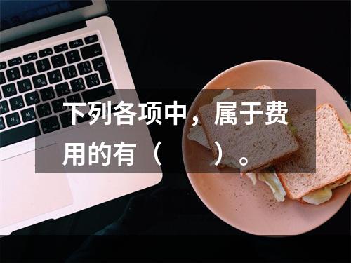 下列各项中，属于费用的有（　　）。