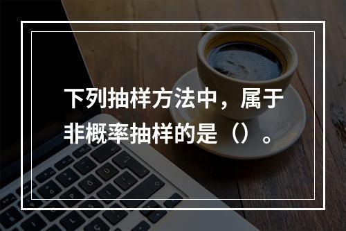 下列抽样方法中，属于非概率抽样的是（）。