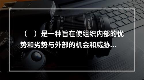 （　）是一种旨在使组织内部的优势和劣势与外部的机会和威胁相