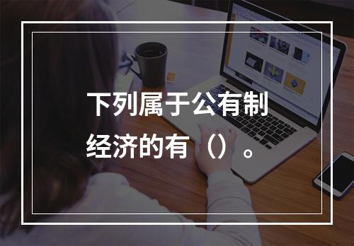 下列属于公有制经济的有（）。