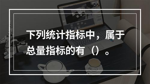 下列统计指标中，属于总量指标的有（）。