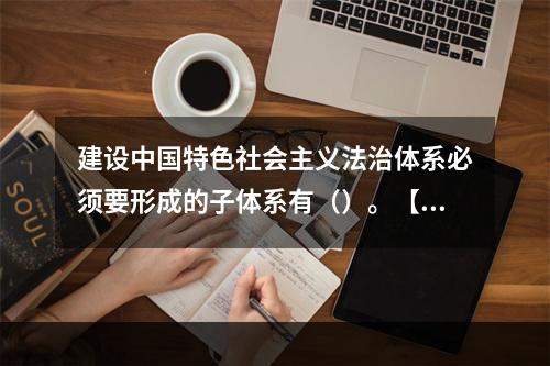 建设中国特色社会主义法治体系必须要形成的子体系有（）。【20