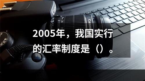 2005年，我国实行的汇率制度是（）。