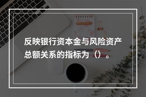 反映银行资本金与风险资产总额关系的指标为（）。