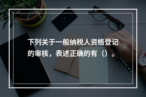 下列关于一般纳税人资格登记的审核，表述正确的有（）。