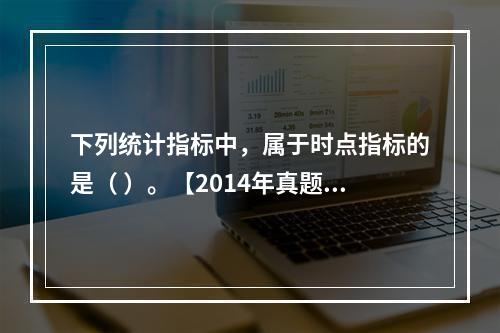 下列统计指标中，属于时点指标的是（ ）。【2014年真题】