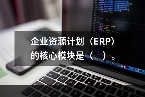 企业资源计划（ERP）的核心模块是（　）。