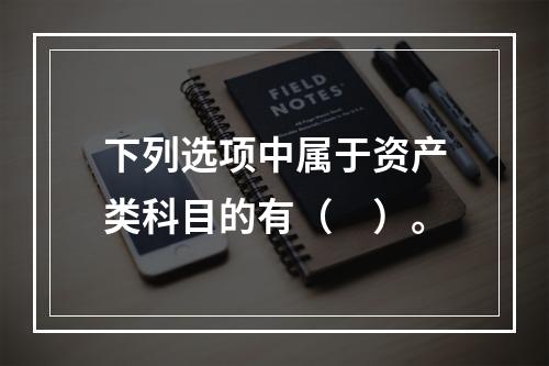 下列选项中属于资产类科目的有（　）。