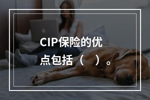 CIP保险的优点包括（　）。