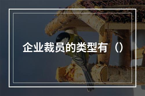 企业裁员的类型有（）