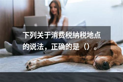 下列关于消费税納税地点的说法，正确的是（）。