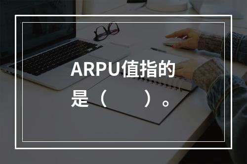 ARPU值指的是（　　）。