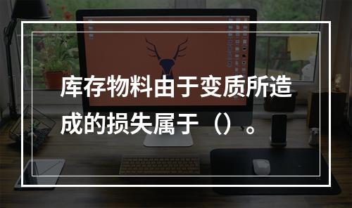 库存物料由于变质所造成的损失属于（）。