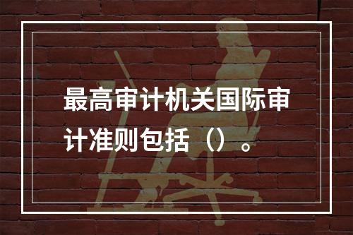 最高审计机关国际审计准则包括（）。