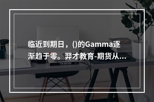 临近到期日，()的Gamma逐渐趋于零。羿才教育-期货从业资