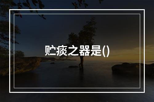 贮痰之器是()