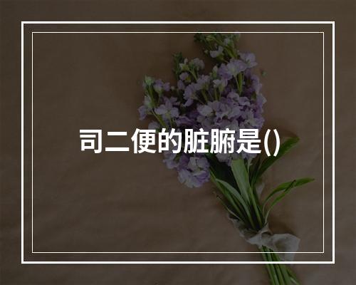 司二便的脏腑是()