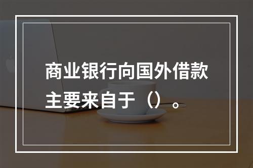 商业银行向国外借款主要来自于（）。