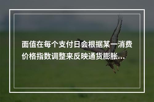 面值在每个支付日会根据某一消费价格指数调整来反映通货膨胀变化