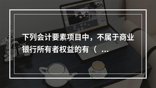 下列会计要素项目中，不属于商业银行所有者权益的有（    ）