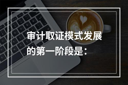 审计取证模式发展的第一阶段是：