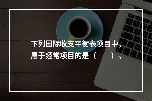 下列国际收支平衡表项目中，属于经常项目的是（　　）。