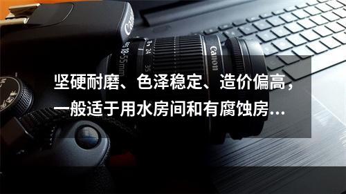 坚硬耐磨、色泽稳定、造价偏高，一般适于用水房间和有腐蚀房间楼