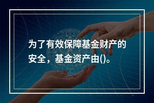 为了有效保障基金财产的安全，基金资产由()。